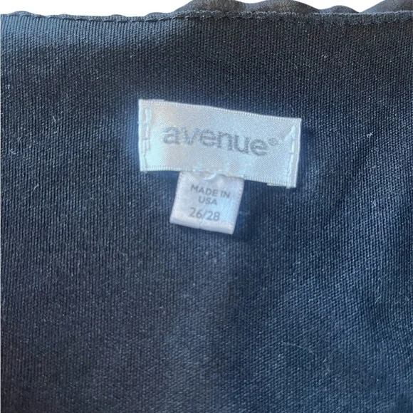 Women’s plus size Black light weight flowy tank top size 25/28 Avenue summer - Picture 3 of 6